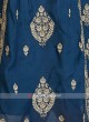 Soft Silk Kurti In Indigo Blue