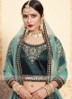 Dark Green Satin Lehenga Choli