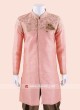 Party Wear Peach Indo Western