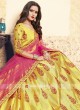 Yellow Lehenga Choli with Contrast Dupatta