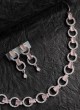 Diamond Studded Light Pink Necklace Set