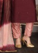 Brown Color Pant Style Salwar Kameez
