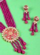Attractive Rani Long Necklace Set For Women