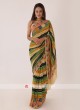 Chiffon Multi Color Saree