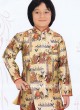 Cream Color Kids Indo Western