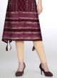 Batik Printed Purple Kurti For Women