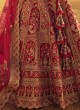 Gorgeous Maroon Lehenga Choli With Mughal and Floral Motifs