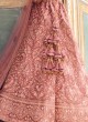 Dreamy Onion Pink Velvet Lehenga Choli