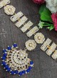 Gold Plated Blue Matha Patti