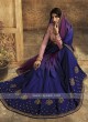 Blue Shaded Silk Saree