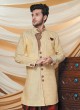 Wedding Wear Brocade Silk Indowestern