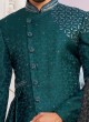 Traditional Wear Brocade Silk Indowestern Set For Men