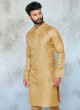 Golden Cotton Silk Kurta Pajama