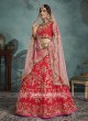 Red Lehenga Set with Dupatta