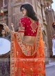 Designer Unstitched Silk Lehenga Choli