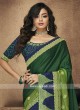 Green Shaded Saree with Blouse