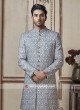 Grey Color Sherwani for Wedding