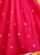 Pink Navratri Chaniya Choli with Fancy Blouse