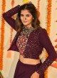 Purple Chaniya Choli with Jacket