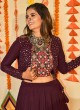 Purple Chaniya Choli with Jacket