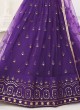 Designer Sequins Embroidered Purple Lehenga Choli