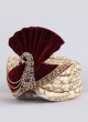 Velvet and Art Silk Fabric Turban