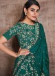 Compelling Green Classic Designer Saree