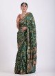 Green Bandhani Gajji Silk Gharchola