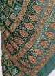 Green Bandhani Gajji Silk Gharchola