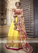 Yellow And Red Lehenga Choli