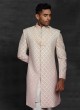 Wedding Silk Pink Sherwani