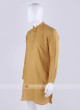 linen mustard yellow kurta