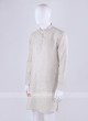 cream color linen fabric kurta