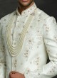 Different Type Sherwani In White Color