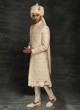 Anarkali Style Wedding Sherwani For Dulha