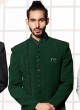 Green Designer Indowestern For Men