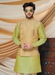 Wedding Wear Nehru Jacket Suit For Men