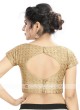 Brocade Ready Blouse In Golden