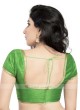 Parrot Green Brocade Ready Blouse