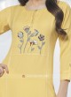 Rayon Yellow Color Kurti