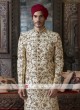 Beautiful Cream Color Sherwani