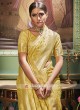 Mustard Yellow Banarasi Silk Saree