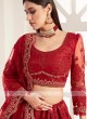 Gorgeous Red Net Lehenga Choli