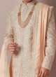 Designer Heavy Embroidered Anarkali Style Sherwani