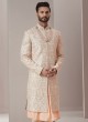 Heavy Embroidered Silk Sherwani For Wedding