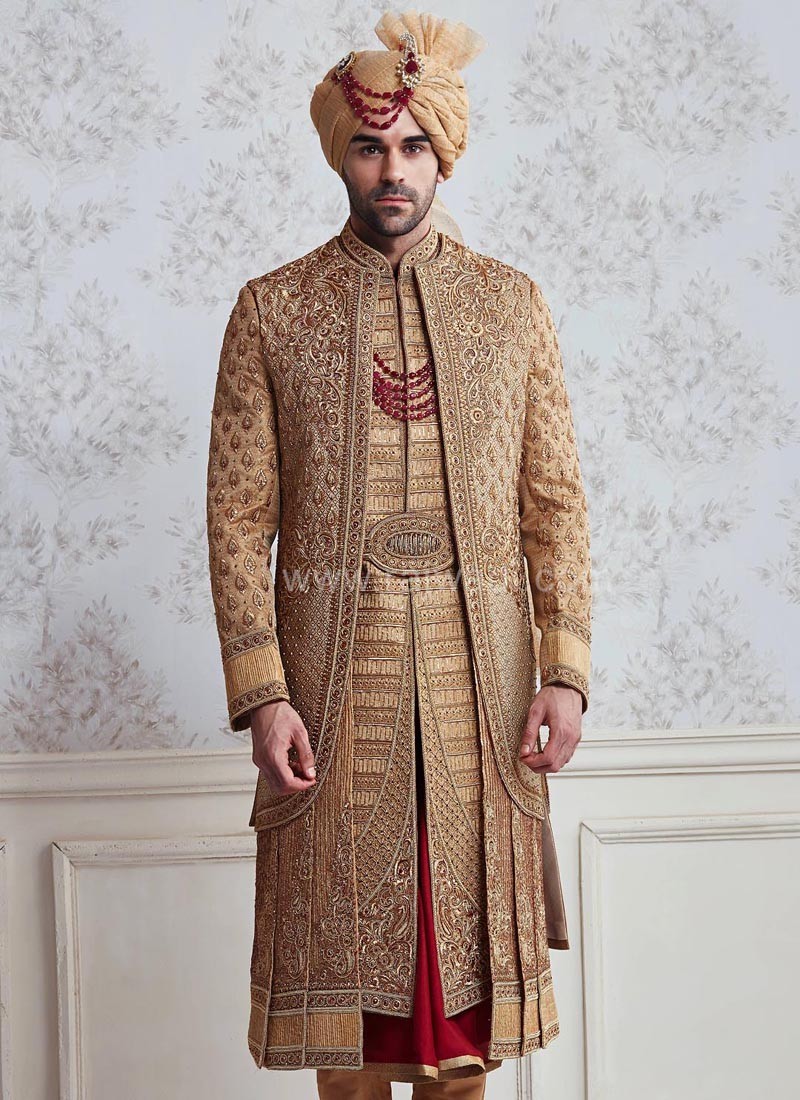 Sherwani styles for wedding sale