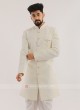 Indo western For Men In Off White