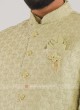 Silk Nehru Jacket Suit For Men