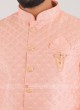 Wedding Wear Silk Nehru Jacket Suit