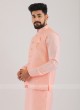 Wedding Wear Silk Nehru Jacket Suit